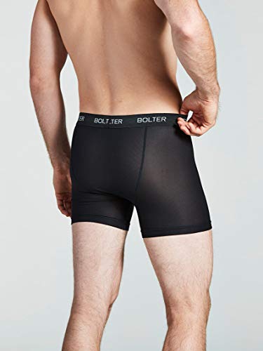 Men's Nylon Spandex Performance Boxer Briefs 4-Pack B82218