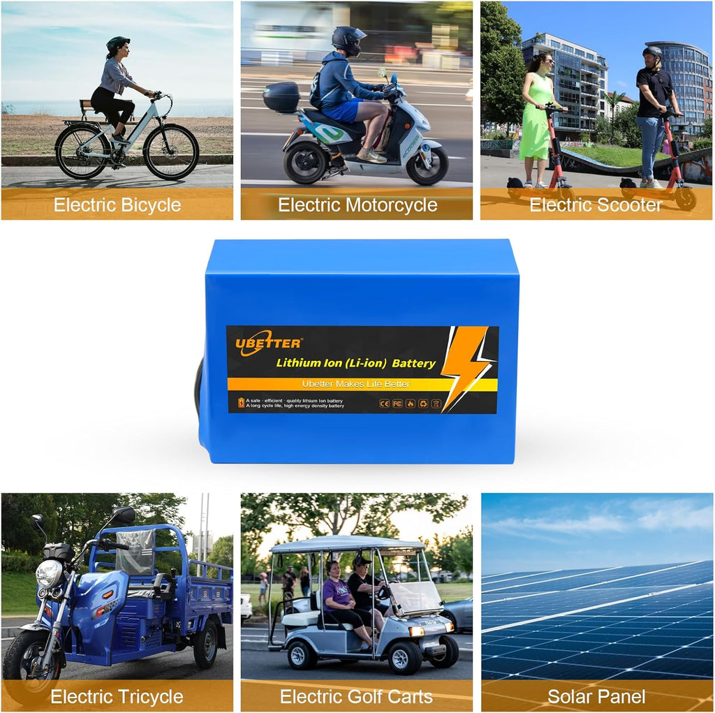 36V 20Ah Lithium Ebike Battery with 2A Fast Charger N1469