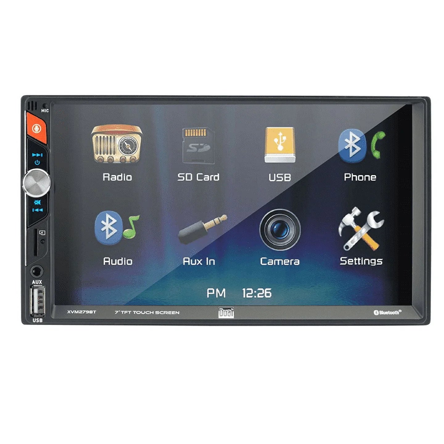 7 inch Double DIN Car Stereo with LED Touch Screen I7951