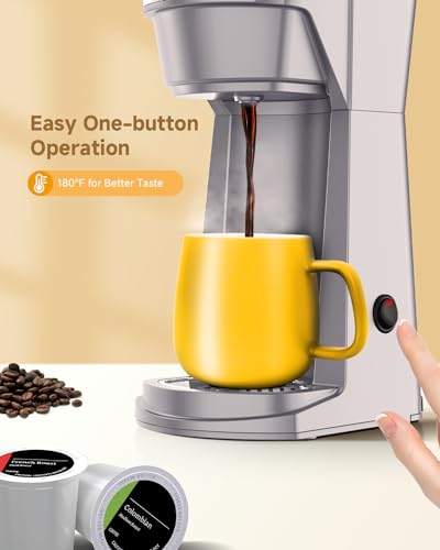 Gray Single Serve Coffee Maker K624