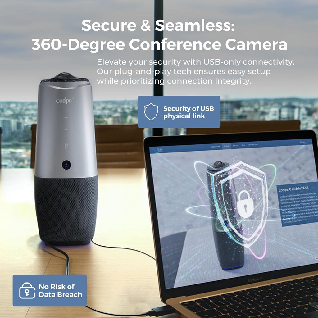 4K All-in-one Conference Room Camera with Speaker, Microphone D264