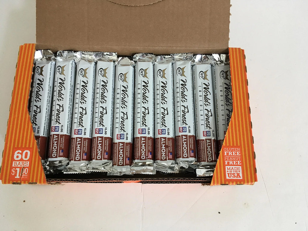 50 BARS Milk Chocolate with Almonds P3743