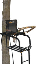 20' Height Steel Ladder Stand with Padded Shooting Rest U861420