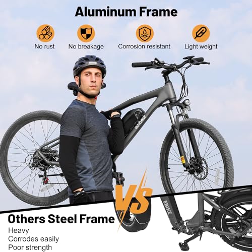27.5" Peak 750W Electric Mountain Bike with Fork Suspension N695