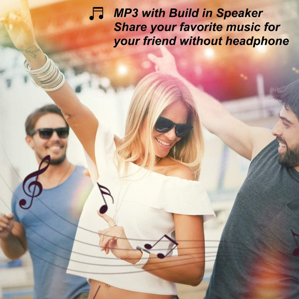 MP3 Player with Bluetooth 4.1 Built in Speaker, 2.4" Touch Screen, 16GB SD Card E437
