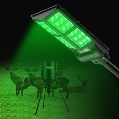Green Solar Light for Hunting Hogs with Remote H849248