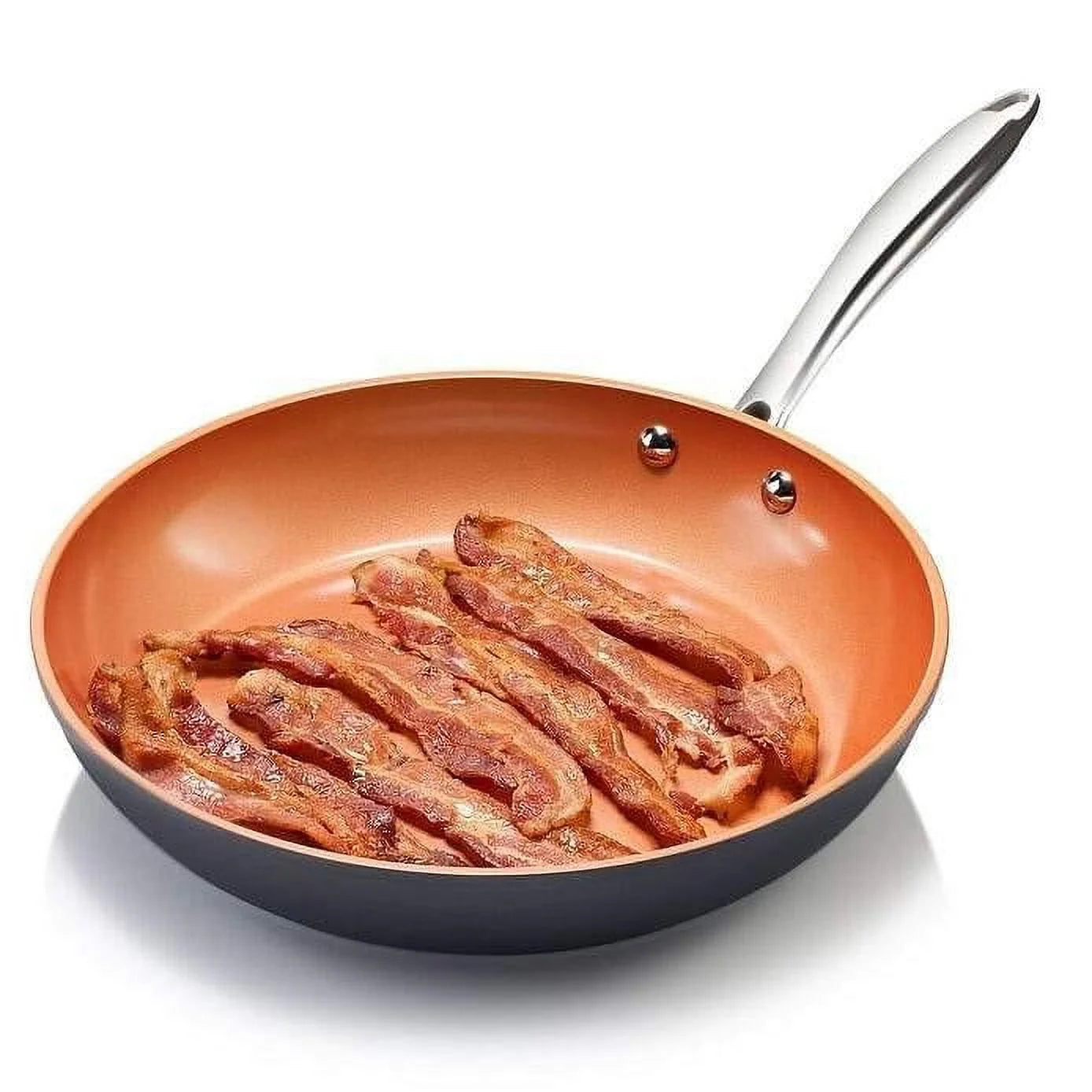 8" 10" 12" Nonstick Ceramic Chef's Skillet Set V2385