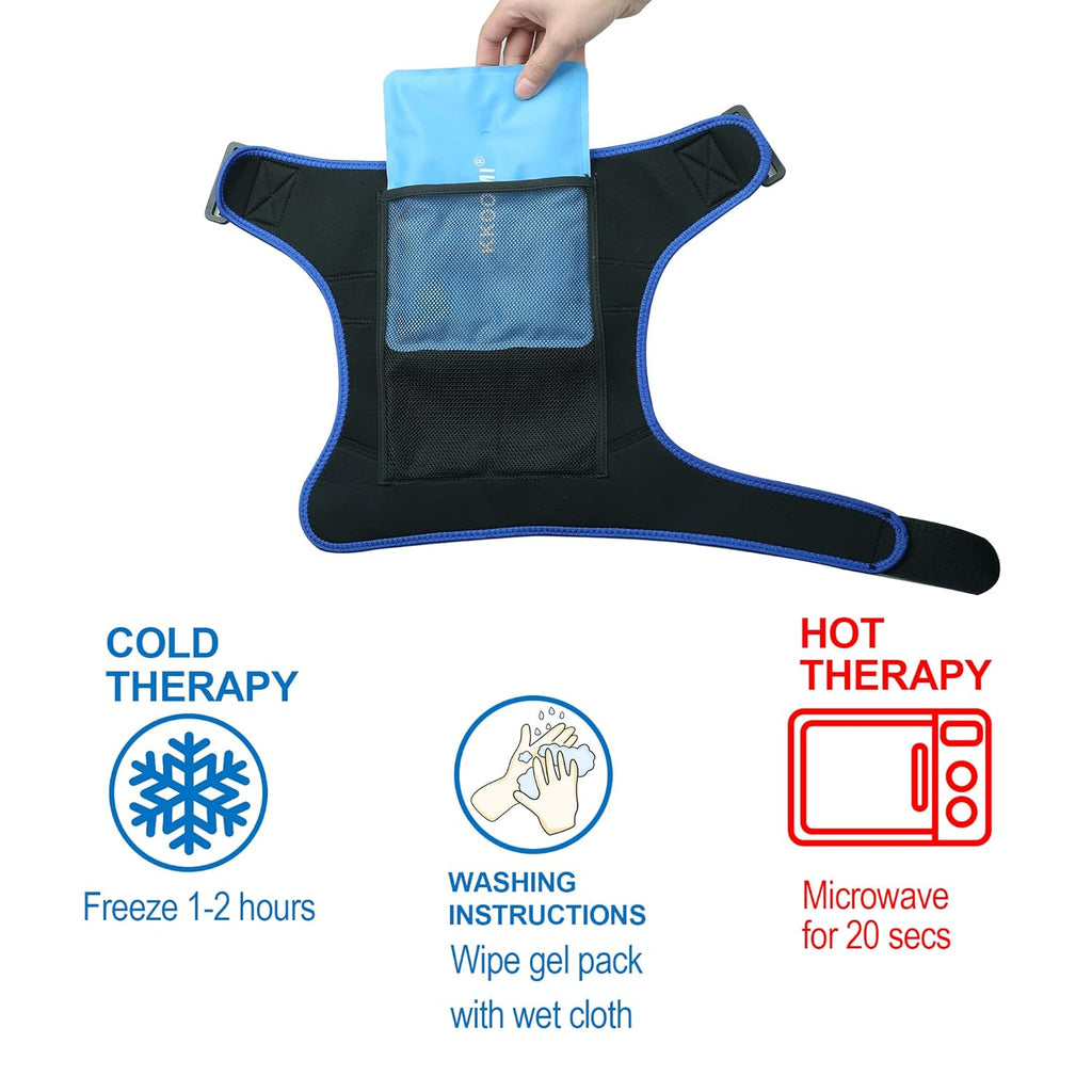 Arm Sling Shoulder Immobilizer with Adjustable Padded Shoulder Brace R61367