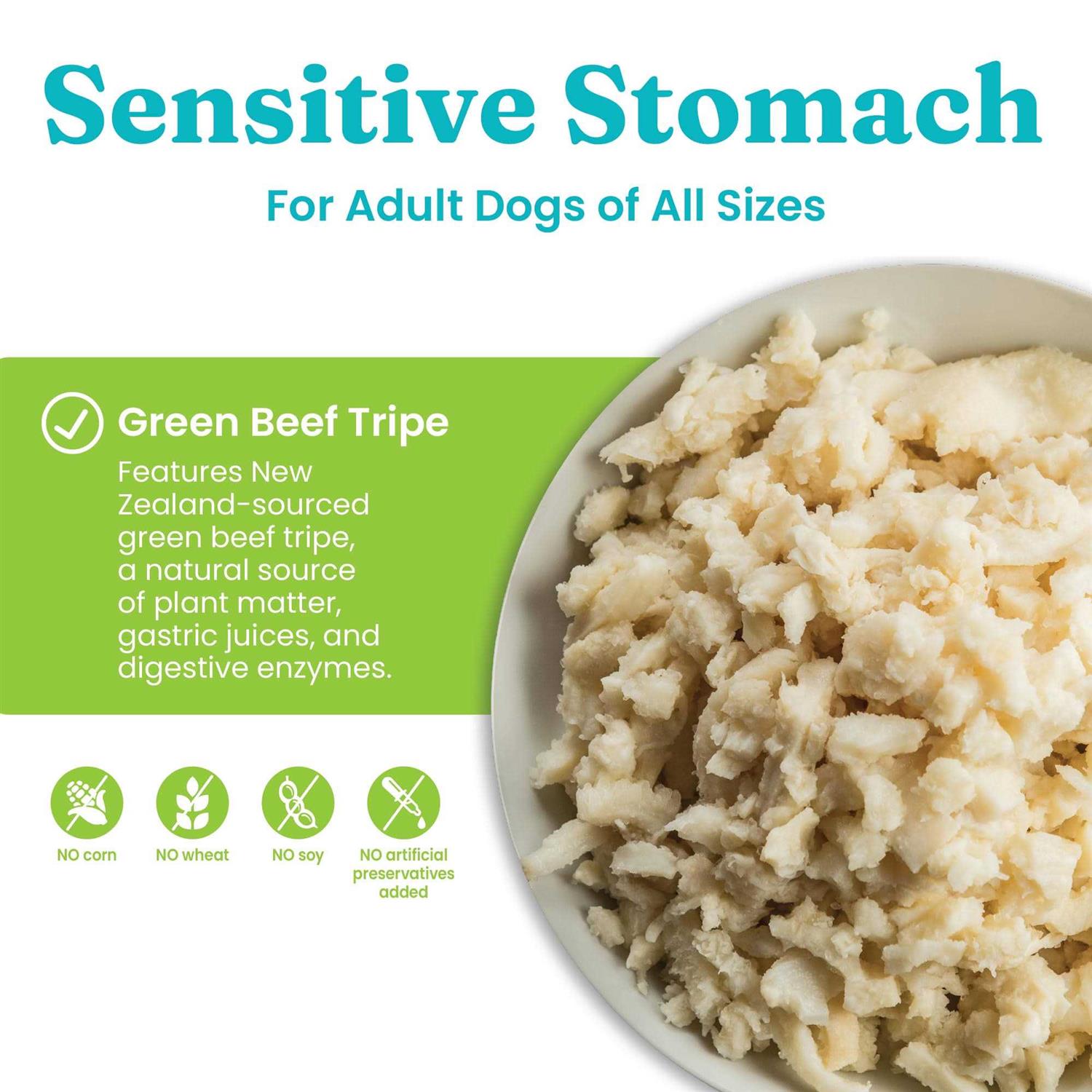 Green Cow Tripe Beef Free Dog Food A687