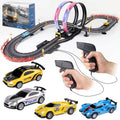23ft Battery Powered Electric Slot Car Race Track Set with 4 Slot Cars X581