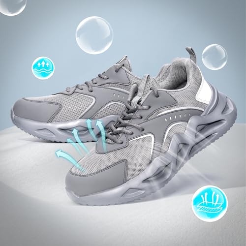 Steel Toe Work Safety Shoes Lightweight Breathable Sneakers S129