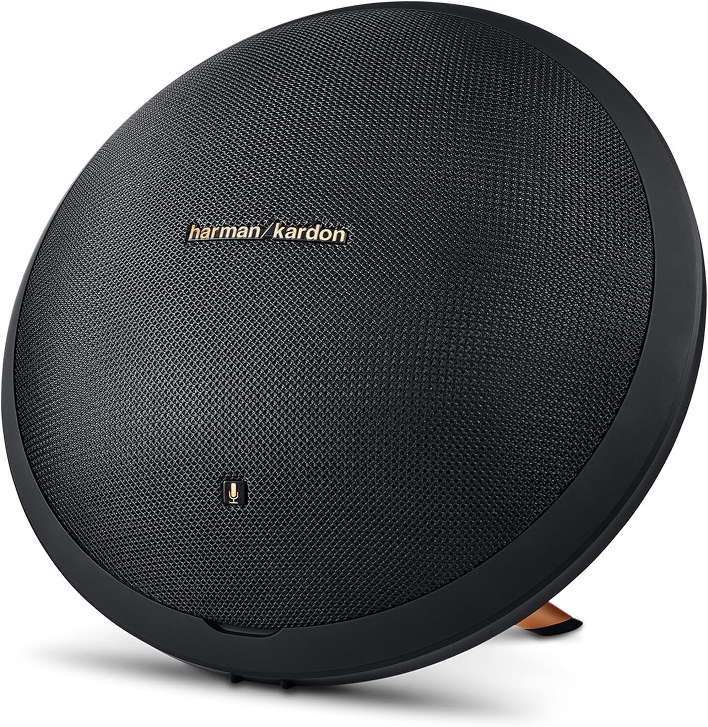 Black Wireless Speaker System with Rechargeable Battery and Built-in Microphone T219069