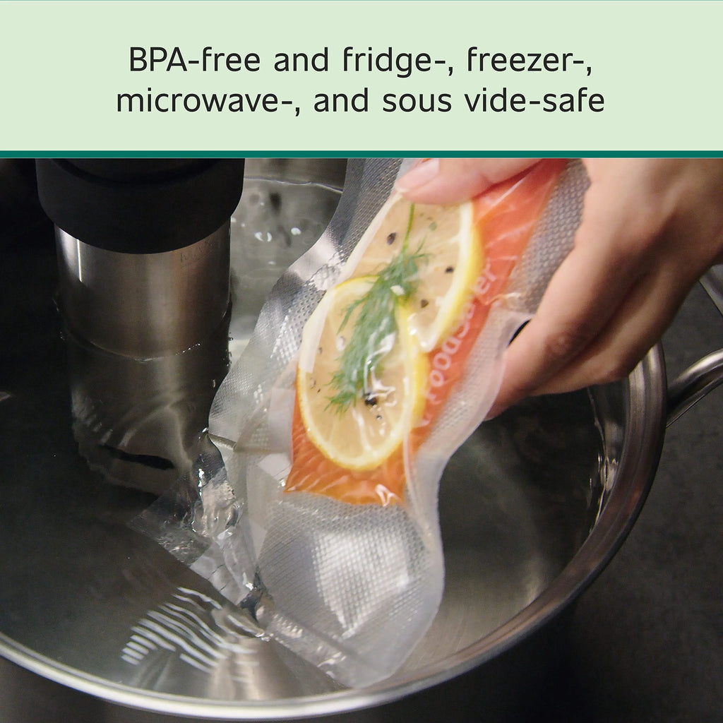 1 Quart Precut Vacuum Sealer Bags (44 Count) U4440
