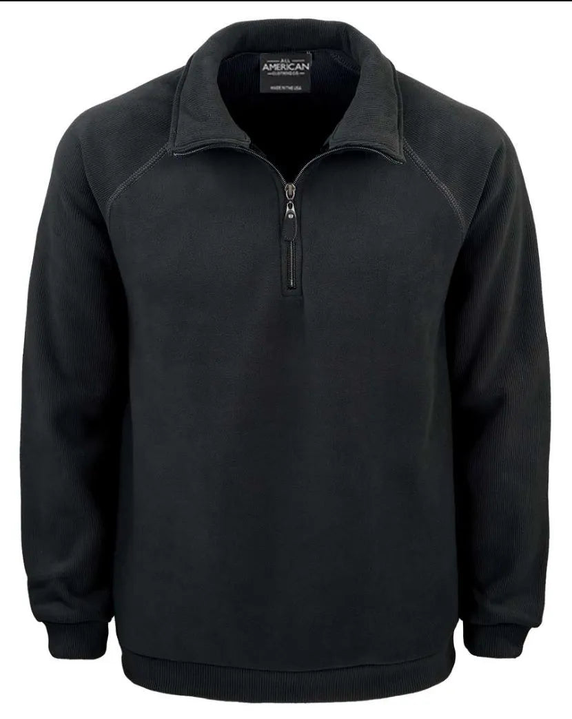 Men’s Corduroy Fleece Quarter-Zip Pullover