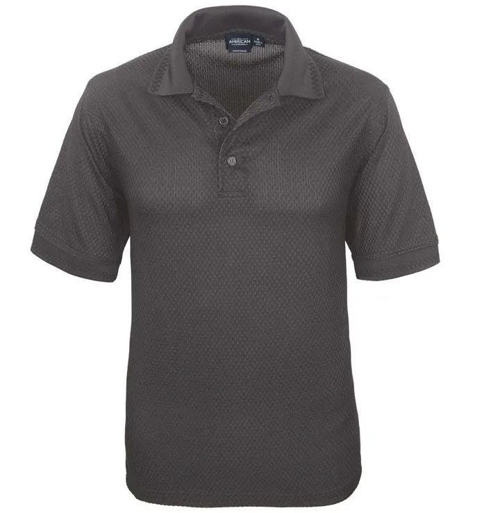 Men’s Basket Weave Polo Shirt