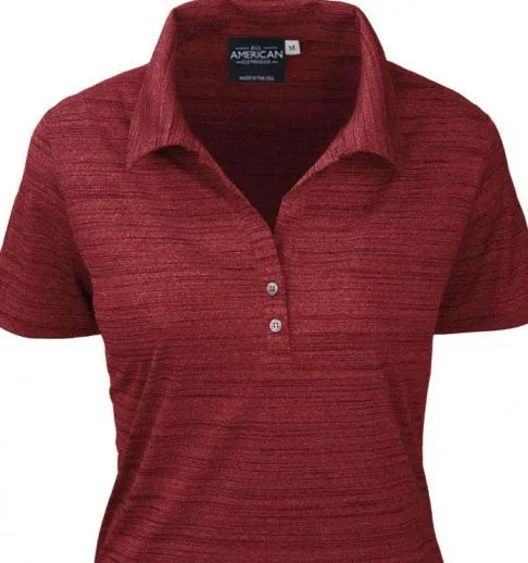 Women’s Tiger Stripe Jersey Polo Shirt