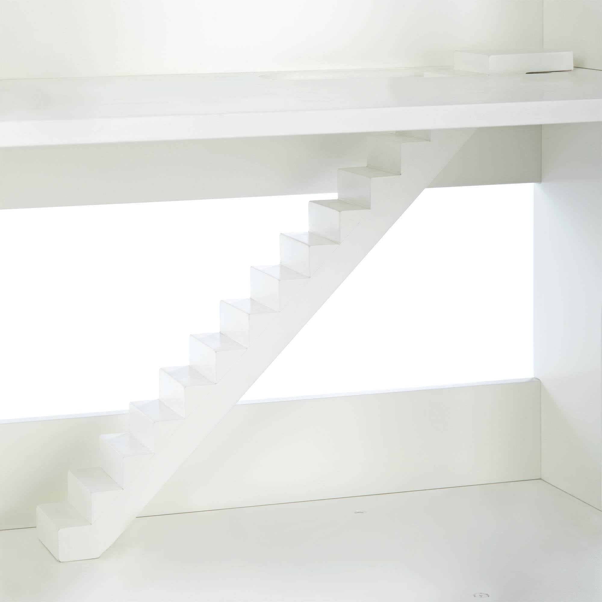 White Kids Dollhouse Bookcase P9193