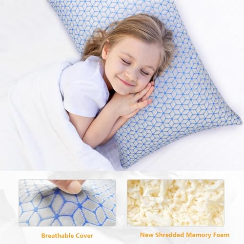 King Size Set of 2 Shredded Memory Foam Pillows R79518