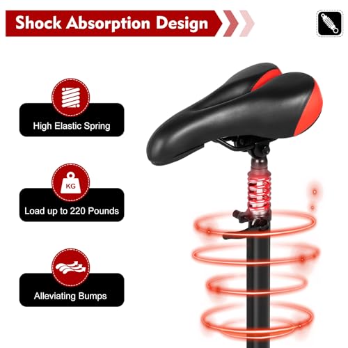 Foldable Adjustable Universal Scooter Seat Replacement with PU Cushion Aluminum Rod R225
