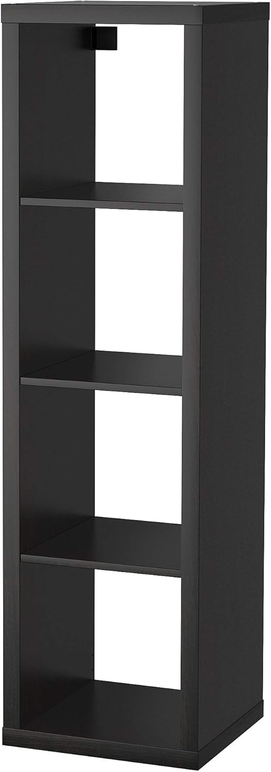 Black Brown Bookcase Shelving Unit S971