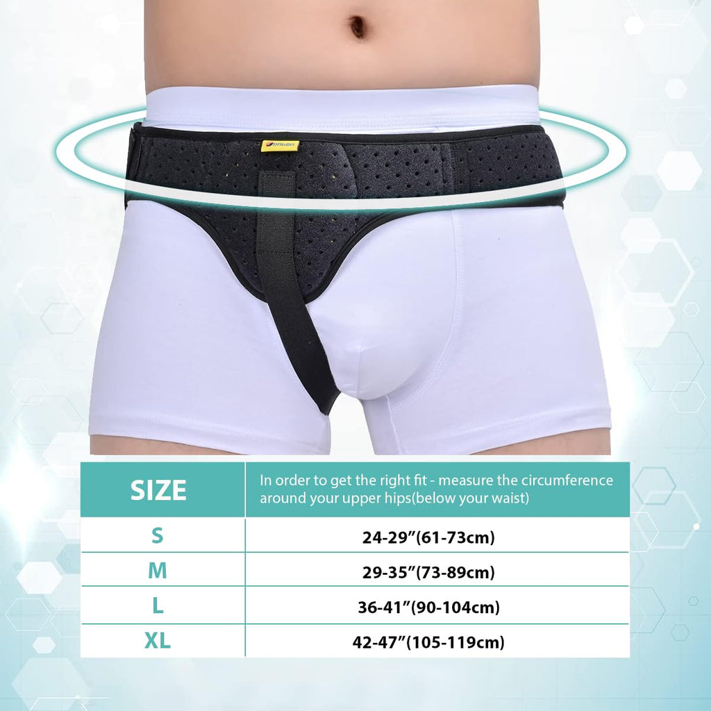 Hernia Belt with Removable Compression Pads R466