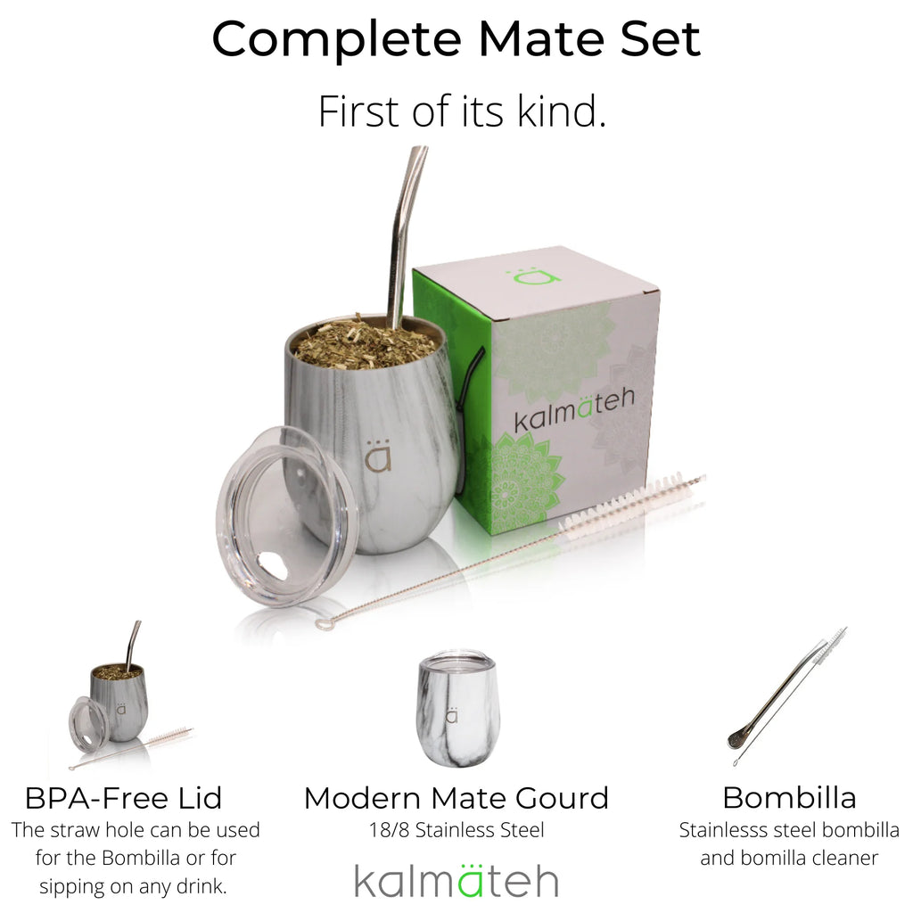 8 oz Double Walled 18/8 Stainless Steel Mate Cup with BPA Free Lid D15194