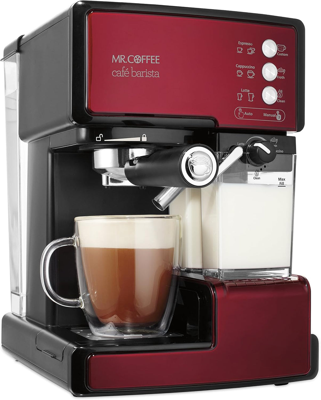 Silver Espresso and Cappuccino Maker V8395