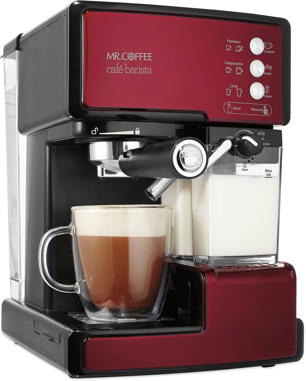 Silver Espresso and Cappuccino Maker V8395