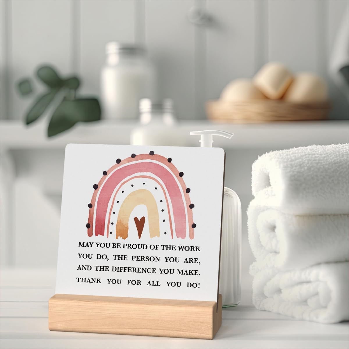 Desk Decor Sign 4x4 Inches T100418