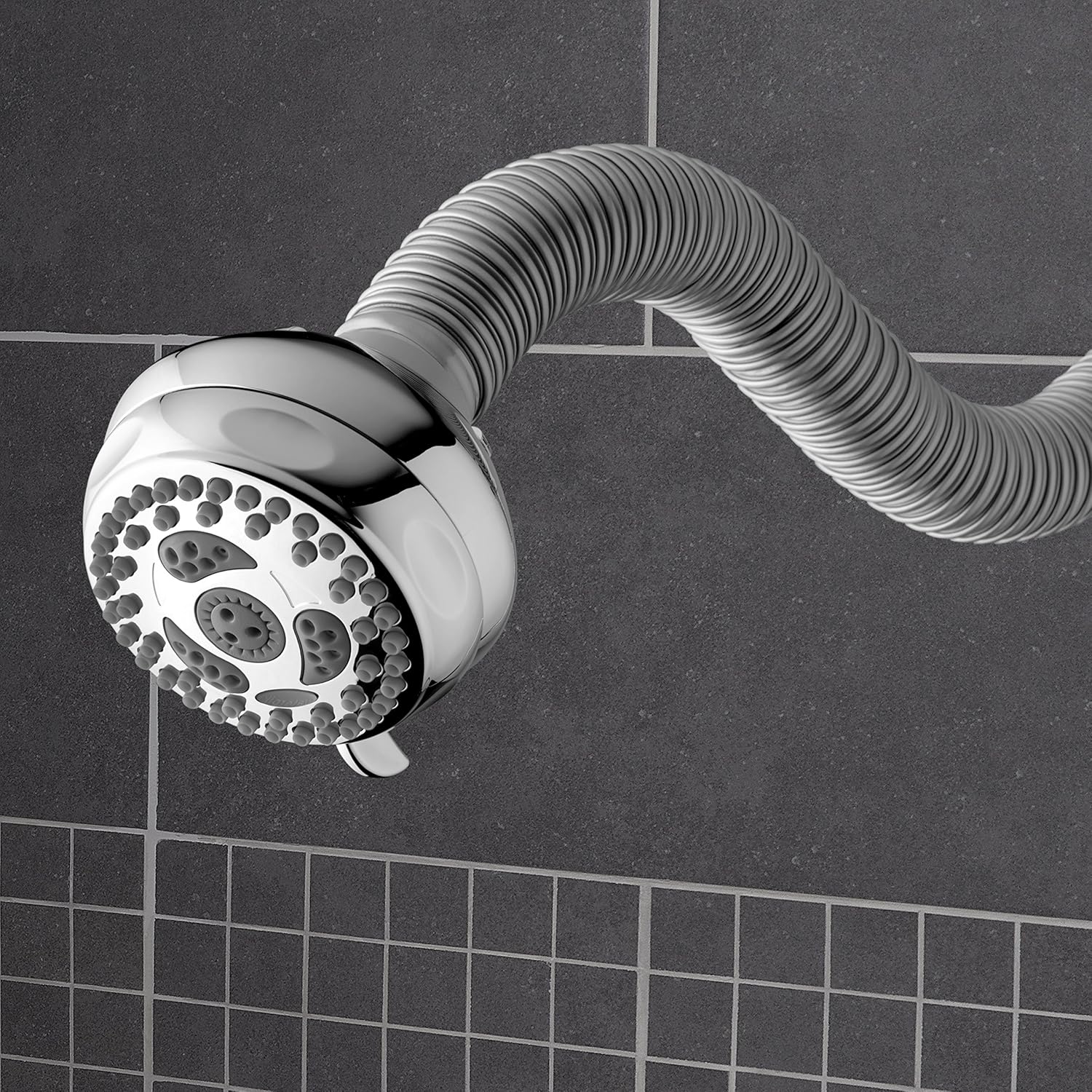 Chrome 6 Mode Adjustable Shower Head 1.8 GPM Pack of 2 G275263