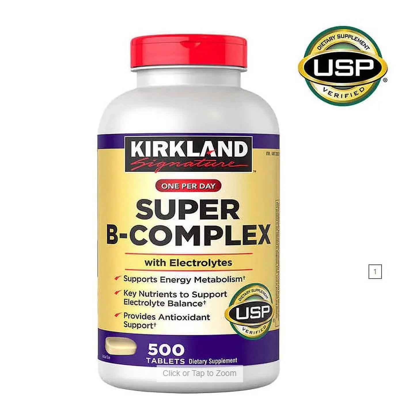 500 Tablets B-Complex with Electrolytes C9289