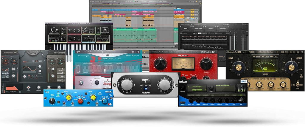 Audio Interface with Studio Monitors and Cables W2708