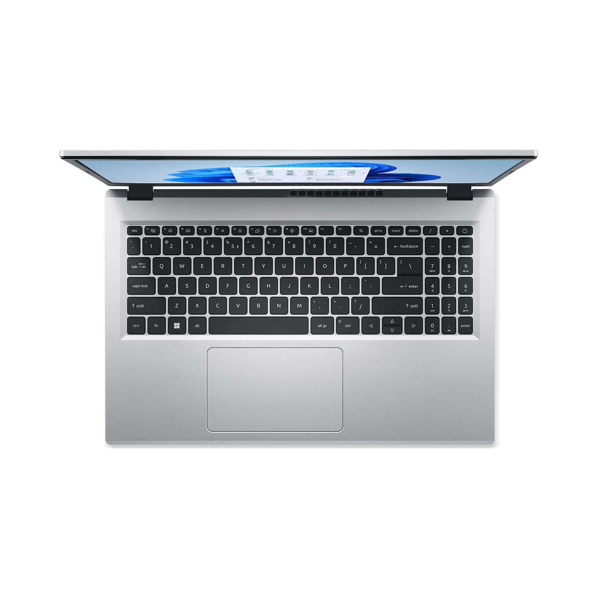 15.6" FHD Intel Core i3-N305 8GB LPDDR5 128GB UFS Windows 11 Home Silver Laptop N628789
