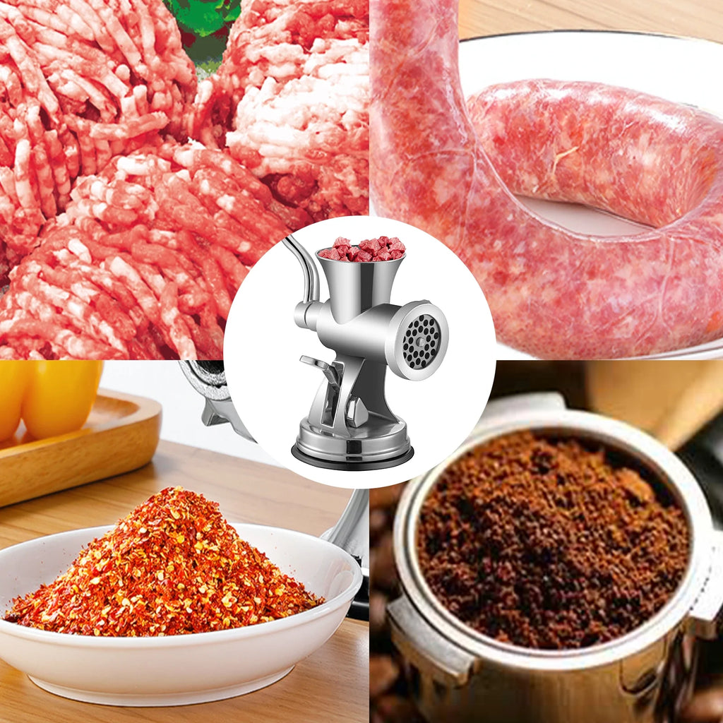Hand Operated Stainless Steel Manual Meat Grinder C7888