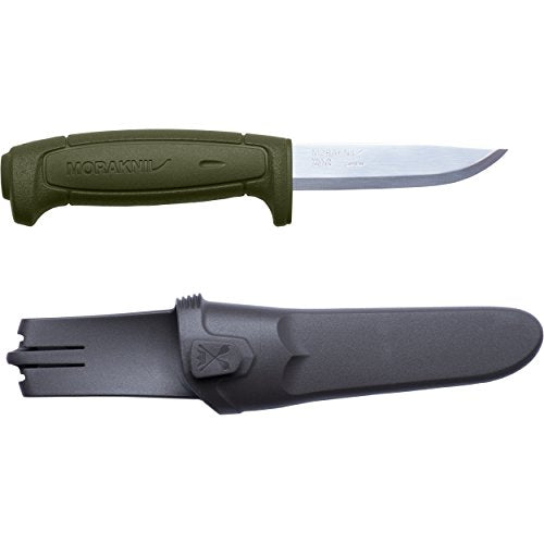 High Carbon Steel Fixed Blade Utility Knife with Combi-Sheath J5333