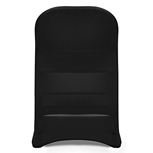 100 pcs Black Spandex Folding Chair Covers A171325