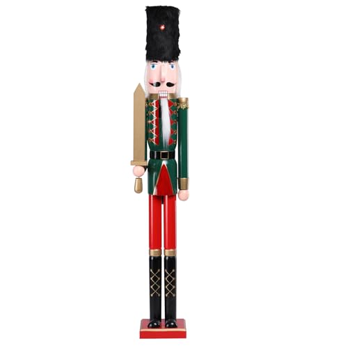 Green Wooden Soldier Nutcracker Figurines, 41.5 J959