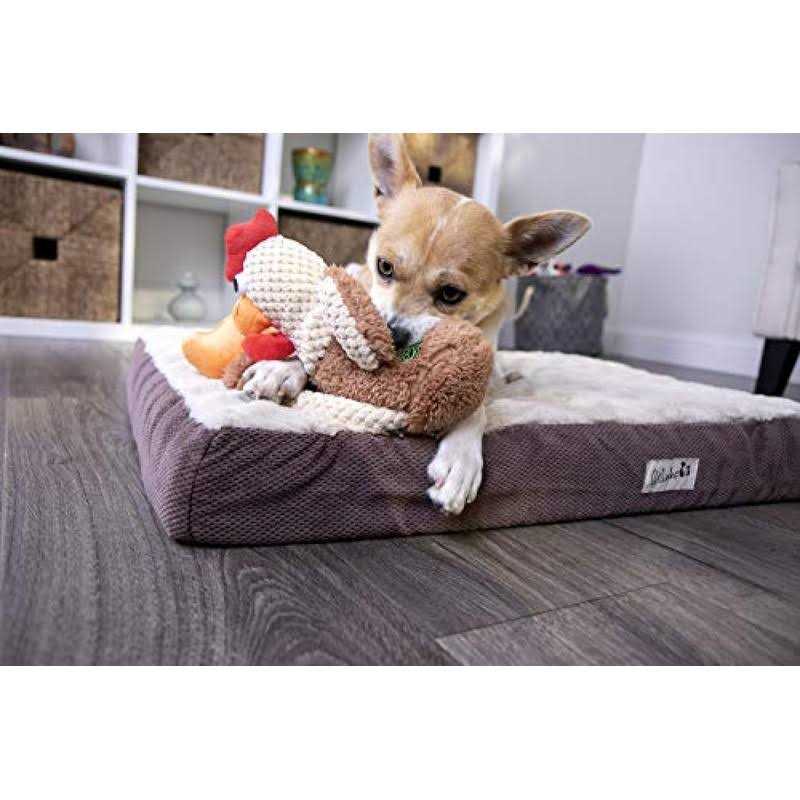 Real Bacon Flavored Tough Dog Bone Chew Toy W8287