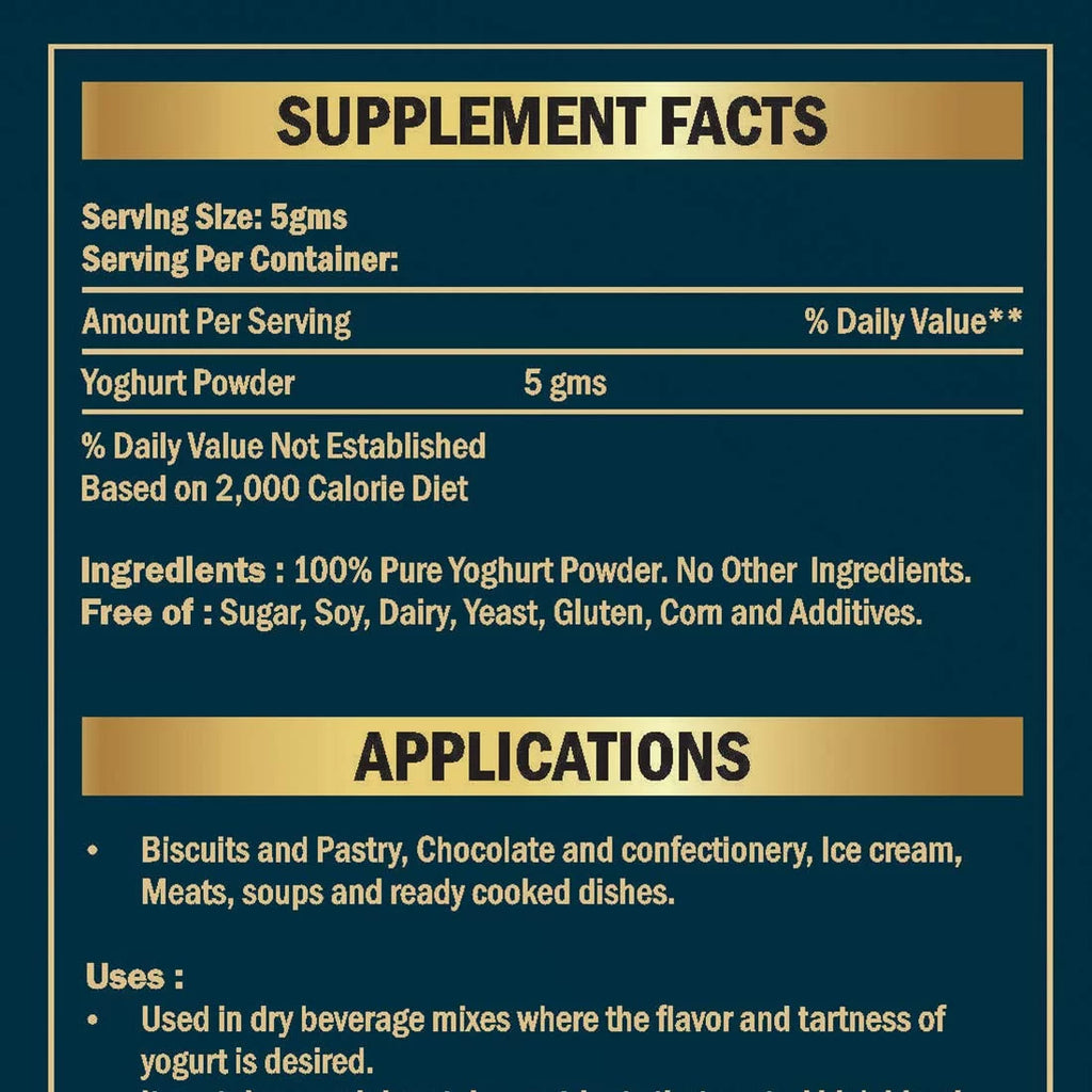 Yogurt Powder, 250Gm G36020