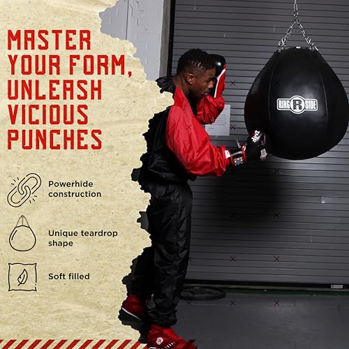65 Pounds 22" x 24" Synthetic Leather Punching Bag N813