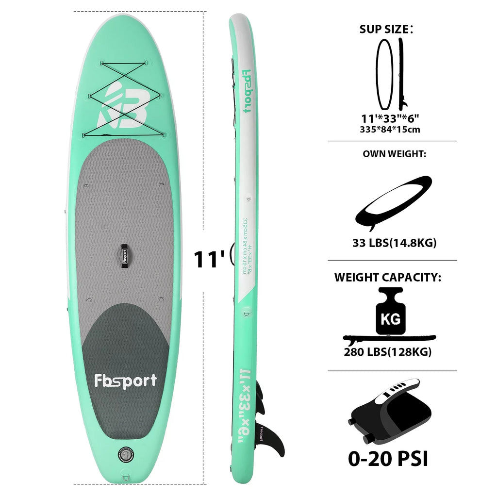 Inflatable Electric Paddle Board 11' Length with Electric Pump B3268
