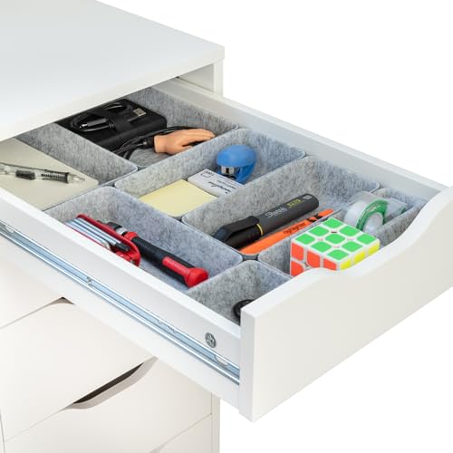 10-Piece Modular Felt Drawer Organizer Set U380