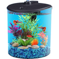 1.5-Gallon Fish Tank with LED Lighting and Power Filter I9858