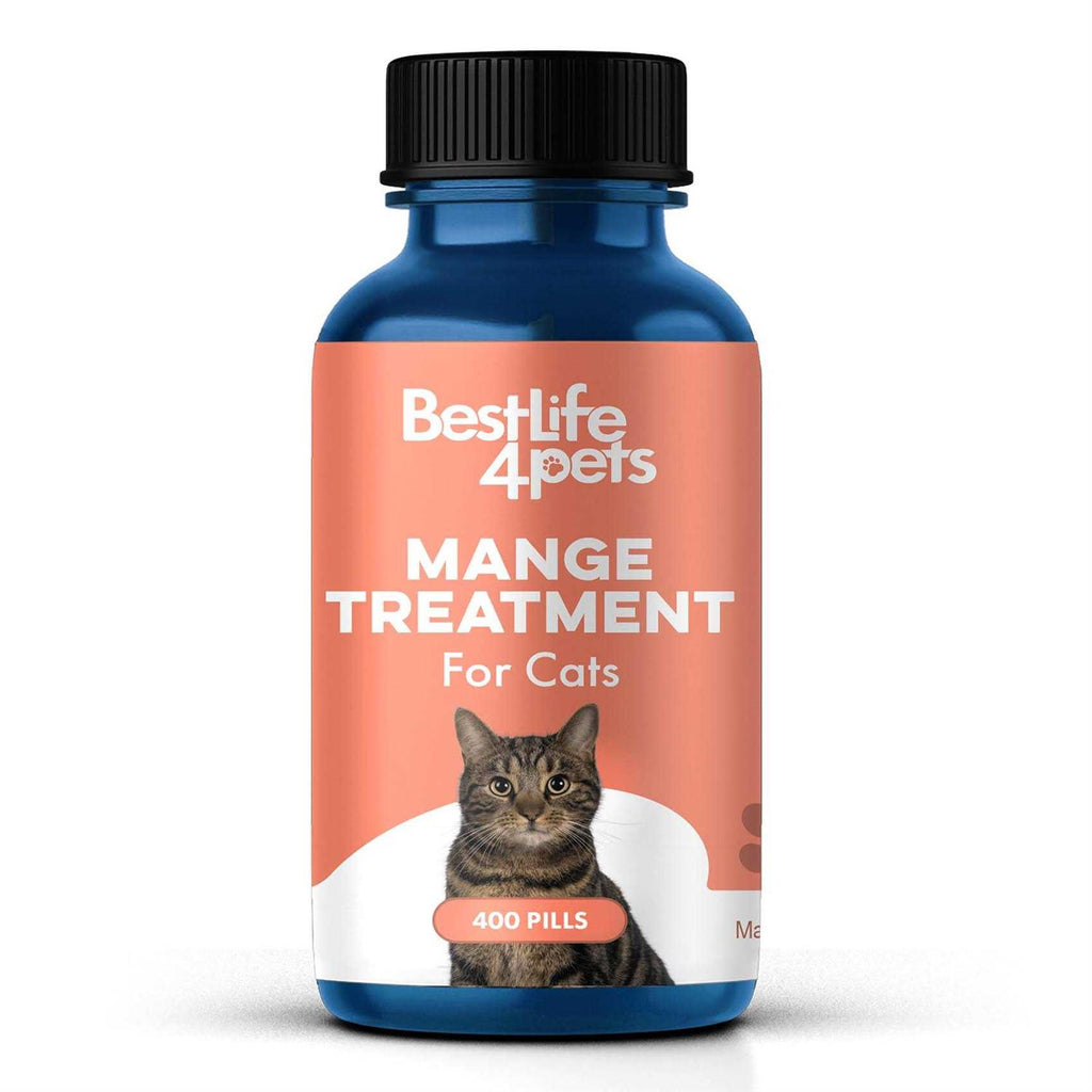 Demodectic Mange and Scabies Relief for Cats Ear Mites & Itch Relief Supplements for Cat Itching Relief N78029