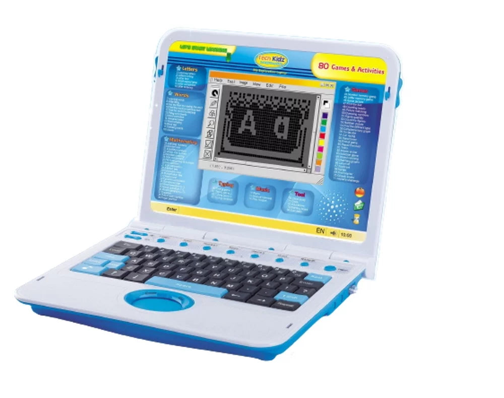 Blue Children's Educational Interactive Laptop with LCD Screen G5995