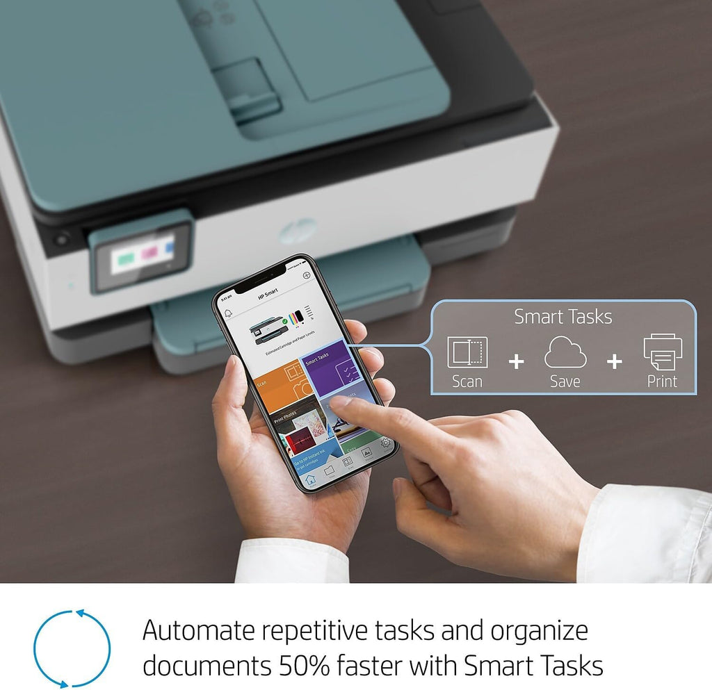 All-in-One Wireless Printer with 8 Months of Ink H1296