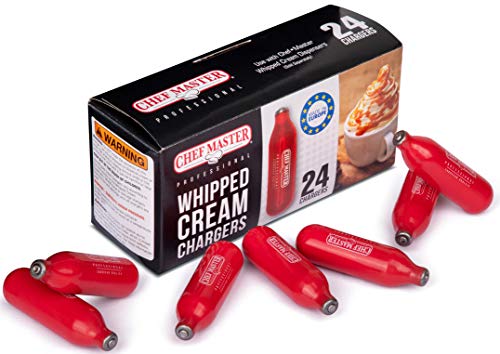 Whipped Cream Chargers, Low Carbon Steel, Pack of 10 N659