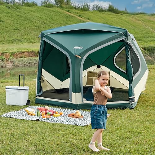 4/6/8 Person Instant Cabin Tent T120519