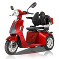Red 3 Wheel All Terrain Mobility Scooter 500lbs Capacity 800W M1671