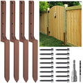 2.8 FT Fence Post Repair Kit Brown I350